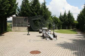 World © Octane Photographic Ltd. Thursday 24th July 2014. Hungarian GP, Hungaroring - Budapest. Formula 1 World Champions commemorative park. Digital Ref: