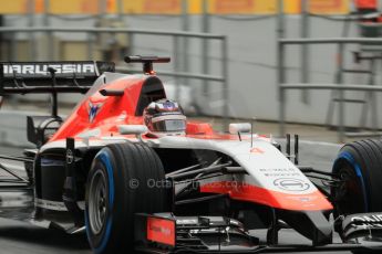 World © Octane Photographic Ltd. Tuesday 13th May 2014. Circuit de Catalunya - Spain - Formula 1 In-Season testing. Marussia F1 Team MR03 - Max Chilton. Digital Ref: