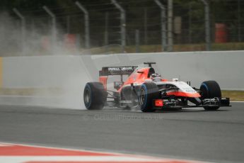 World © Octane Photographic Ltd. Tuesday 13th May 2014. Circuit de Catalunya - Spain - Formula 1 In-Season testing. Marussia F1 Team MR03 - Max Chilton. Digital Ref: