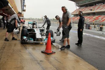 World © Octane Photographic Ltd. Tuesday 13th May 2014. Circuit de Catalunya - Spain - Formula 1 In-Season testing. Mercedes AMG Petronas F1 W05 Hybrid – Lewis Hamilton. Digital Ref: