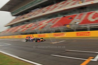 World © Octane Photographic Ltd. Tuesday 13th May 2014. Circuit de Catalunya - Spain - Formula 1 In-Season testing. Infiniti Red Bull Racing RB10 – Sebastien Buemi – Reserve Driver. Digital Ref: