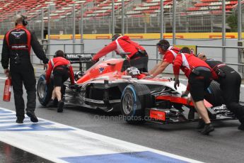 World © Octane Photographic Ltd. Tuesday 13th May 2014. Circuit de Catalunya - Spain - Formula 1 In-Season testing. Marussia F1 Team MR03 - Max Chilton. Digital Ref: