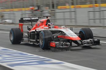 World © Octane Photographic Ltd. Tuesday 13th May 2014. Circuit de Catalunya - Spain - Formula 1 In-Season testing. Marussia F1 Team MR03 - Max Chilton. Digital Ref: