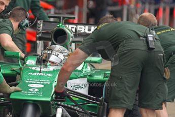 World © Octane Photographic Ltd. Tuesday 13th May 2014. Circuit de Catalunya - Spain - Formula 1 In-Season testing. Caterham F1 Team CT05 – Kamui Kobayashi. Digital Ref: