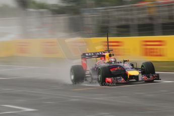 World © Octane Photographic Ltd. Tuesday 13th May 2014. Circuit de Catalunya - Spain - Formula 1 In-Season testing. Infiniti Red Bull Racing RB10 – Sebastien Buemi – Reserve Driver. Digital Ref: