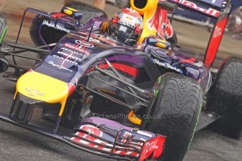 World © Octane Photographic Ltd. Tuesday 13th May 2014. Circuit de Catalunya - Spain - Formula 1 In-Season testing. Infiniti Red Bull Racing RB10 – Sebastien Buemi – Reserve Driver. Digital Ref: