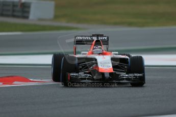 World © Octane Photographic Ltd. Tuesday 13th May 2014. Circuit de Catalunya - Spain - Formula 1 In-Season testing. Marussia F1 Team MR03 - Max Chilton. Digital Ref: