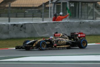 World © Octane Photographic Ltd. Tuesday 13th May 2014. Circuit de Catalunya - Spain - Formula 1 In-Season testing. Lotus F1 Team E22 – Charles Pic– Reserve Driver. Digital Ref: