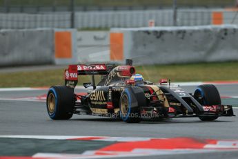 World © Octane Photographic Ltd. Tuesday 13th May 2014. Circuit de Catalunya - Spain - Formula 1 In-Season testing. Lotus F1 Team E22 – Charles Pic– Reserve Driver. Digital Ref: