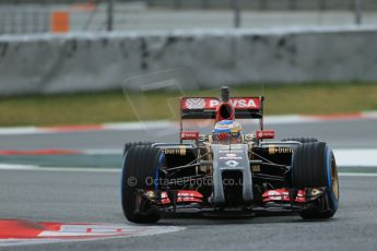 World © Octane Photographic Ltd. Tuesday 13th May 2014. Circuit de Catalunya - Spain - Formula 1 In-Season testing. Lotus F1 Team E22 – Charles Pic– Reserve Driver. Digital Ref: