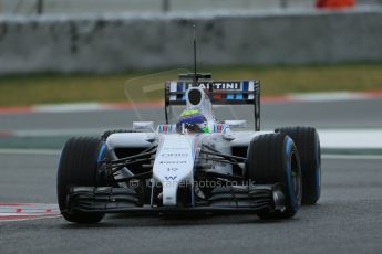 World © Octane Photographic Ltd. Tuesday 13th May 2014. Circuit de Catalunya - Spain - Formula 1 In-Season testing. Williams Martini Racing FW36 – Felipe Massa. Digital Ref:
