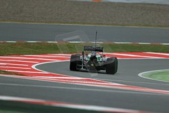 World © Octane Photographic Ltd. Tuesday 13th May 2014. Circuit de Catalunya - Spain - Formula 1 In-Season testing. Sahara Force India VJM07 – Nico Hulkenburg. Digital Ref :