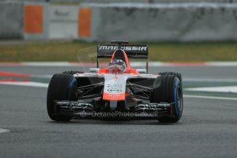 World © Octane Photographic Ltd. Tuesday 13th May 2014. Circuit de Catalunya - Spain - Formula 1 In-Season testing. Marussia F1 Team MR03 - Max Chilton. Digital Ref: