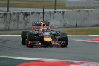 World © Octane Photographic Ltd. Tuesday 13th May 2014. Circuit de Catalunya - Spain - Formula 1 In-Season testing. Infiniti Red Bull Racing RB10 – Sebastien Buemi – Reserve Driver. Digital Ref: