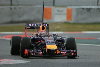World © Octane Photographic Ltd. Tuesday 13th May 2014. Circuit de Catalunya - Spain - Formula 1 In-Season testing. Infiniti Red Bull Racing RB10 – Sebastien Buemi – Reserve Driver. Digital Ref: