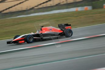 World © Octane Photographic Ltd. Tuesday 13th May 2014. Circuit de Catalunya - Spain - Formula 1 In-Season testing. Marussia F1 Team MR03 - Max Chilton. Digital Ref: