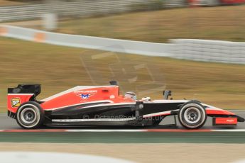 World © Octane Photographic Ltd. Tuesday 13th May 2014. Circuit de Catalunya - Spain - Formula 1 In-Season testing. Marussia F1 Team MR03 - Max Chilton. Digital Ref: