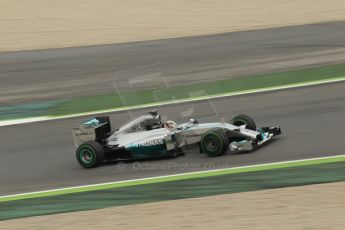 World © Octane Photographic Ltd. Tuesday 13th May 2014. Circuit de Catalunya - Spain - Formula 1 In-Season testing. Mercedes AMG Petronas F1 W05 Hybrid – Lewis Hamilton. Digital Ref: