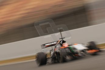 World © Octane Photographic Ltd. Tuesday 13th May 2014. Circuit de Catalunya - Spain - Formula 1 In-Season testing. Sahara Force India VJM07 – Nico Hulkenburg. Digital Ref :