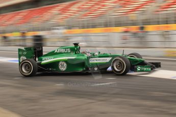 World © Octane Photographic Ltd. Tuesday 13th May 2014. Circuit de Catalunya - Spain - Formula 1 In-Season testing. Caterham F1 Team CT05 – Kamui Kobayashi. Digital Ref: