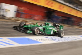 World © Octane Photographic Ltd. Tuesday 13th May 2014. Circuit de Catalunya - Spain - Formula 1 In-Season testing. Caterham F1 Team CT05 – Kamui Kobayashi. Digital Ref: