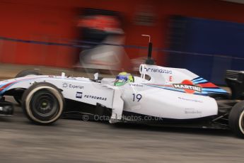 World © Octane Photographic Ltd. Tuesday 13th May 2014. Circuit de Catalunya - Spain - Formula 1 In-Season testing. Williams Martini Racing FW36 – Felipe Massa. Digital Ref: