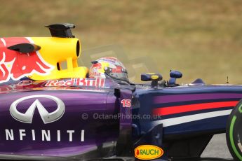 World © Octane Photographic Ltd. Tuesday 13th May 2014. Circuit de Catalunya - Spain - Formula 1 In-Season testing. Infiniti Red Bull Racing RB10 – Sebastien Buemi – Reserve Driver. Digital Ref:
