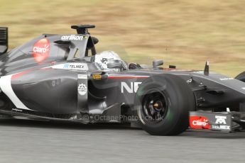 World © Octane Photographic Ltd. Tuesday 13th May 2014. Circuit de Catalunya - Spain - Formula 1 In-Season testing. Sauber C33 – Giedo van der Garde - Reserve Driver. Digital Ref :