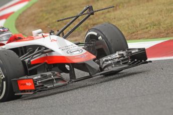 World © Octane Photographic Ltd. Tuesday 13th May 2014. Circuit de Catalunya - Spain - Formula 1 In-Season testing. Marussia F1 Team MR03 - Max Chilton. Digital Ref:
