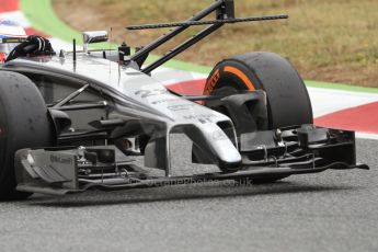 World © Octane Photographic Ltd. Tuesday 13th May 2014. Circuit de Catalunya - Spain - Formula 1 In-Season testing. McLaren Mercedes MP4/29 - Jenson Button. Digital Ref: