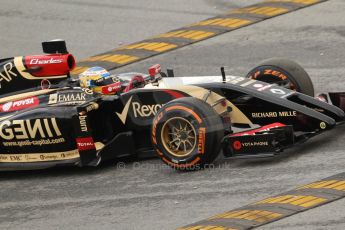 World © Octane Photographic Ltd. Tuesday 13th May 2014. Circuit de Catalunya - Spain - Formula 1 In-Season testing. Lotus F1 Team E22 – Charles Pic– Reserve Driver. Digital Ref: