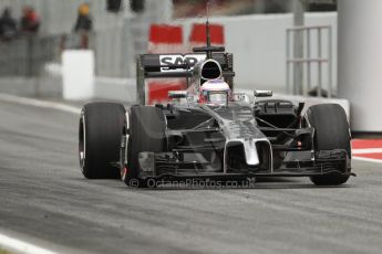 World © Octane Photographic Ltd. Tuesday 13th May 2014. Circuit de Catalunya - Spain - Formula 1 In-Season testing. McLaren Mercedes MP4/29 - Jenson Button. Digital Ref:
