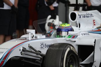 World © Octane Photographic Ltd. Tuesday 13th May 2014. Circuit de Catalunya - Spain - Formula 1 In-Season testing. Williams Martini Racing FW36 – Felipe Massa. Digital Ref: