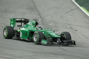 World © Octane Photographic Ltd. Tuesday 13th May 2014. Circuit de Catalunya - Spain - Formula 1 In-Season testing. Caterham F1 Team CT05 – Kamui Kobayashi. Digital Ref: