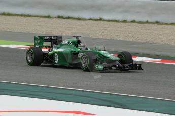 World © Octane Photographic Ltd. Tuesday 13th May 2014. Circuit de Catalunya - Spain - Formula 1 In-Season testing. Caterham F1 Team CT05 – Kamui Kobayashi. Digital Ref: