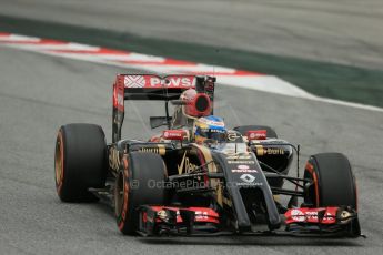 World © Octane Photographic Ltd. Tuesday 13th May 2014. Circuit de Catalunya - Spain - Formula 1 In-Season testing. Lotus F1 Team E22 – Charles Pic– Reserve Driver. Digital Ref: