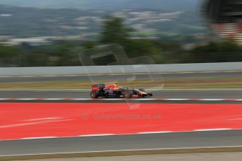 World © Octane Photographic Ltd. Tuesday 13th May 2014. Circuit de Catalunya - Spain - Formula 1 In-Season testing. Infiniti Red Bull Racing RB10 – Sebastien Buemi – Reserve Driver. Digital Ref:
