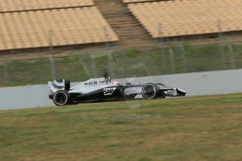 World © Octane Photographic Ltd. Tuesday 13th May 2014. Circuit de Catalunya - Spain - Formula 1 In-Season testing. McLaren Mercedes MP4/29 - Jenson Button. Digital Ref: