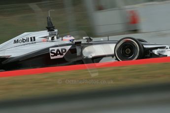 World © Octane Photographic Ltd. Tuesday 13th May 2014. Circuit de Catalunya - Spain - Formula 1 In-Season testing. McLaren Mercedes MP4/29 - Jenson Button. Digital Ref: