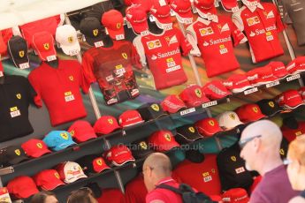 World © Octane Photographic Ltd. Saturday 6th September 2014. Italian GP, Monza - Italy, Atmosphere. Plenty of Ferrari merchandise for sale. Digital Ref :  1105CB7D9912