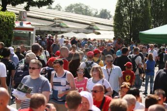 World © Octane Photographic Ltd. Saturday 6th September 2014. Italian GP, Monza - Italy, Atmosphere. The crowds. Digital Ref : 1105CB7D9917