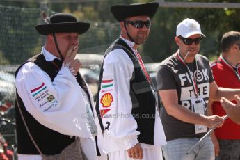 World © Octane Photographic Ltd. Saturday 6th September 2014. Italian GP, Monza - Italy, Atmosphere. Hungarian F1 Fan Club. Digital Ref :  1105CB7D9945