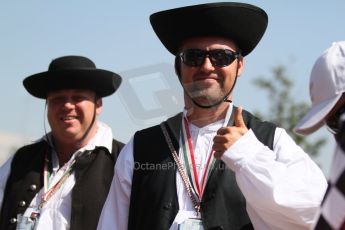 World © Octane Photographic Ltd. Saturday 6th September 2014. Italian GP, Monza - Italy, Atmosphere. Hungarian F1 Fan Club. Digital Ref :  1105CB7D9950