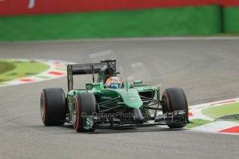 World © Octane Photographic Ltd. Friday 5th September 2014, Italian GP, Monza - Italy  - Formula 1 Practice 1. Caterham F1 Team CT05 – Roberto Merhi. Digital Ref: 1094LB1D3072