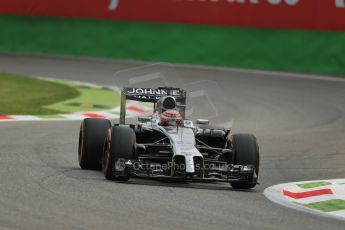 World © Octane Photographic Ltd. Friday 5th September 2014, Italian GP, Monza - Italy  - Formula 1 Practice 1. McLaren Mercedes MP4/29 - Jenson Button. Digital Ref: 1094LB1D3092