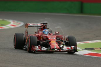 World © Octane Photographic Ltd. Friday 5th September 2014, Italian GP, Monza - Italy - Formula 1 Practice 1. Scuderia Ferrari F14T - Fernando Alonso. Digital Ref: 1094LB1D3117