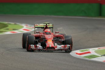 World © Octane Photographic Ltd. Friday 5th September 2014, Italian GP, Monza - Italy - Formula 1 Practice 1. Scuderia Ferrari F14T – Kimi Raikkonen. Digital Ref: 1094LB1D3130