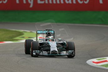 World © Octane Photographic Ltd. Friday 5th September 2014, Italian GP, Monza - Italy - Formula 1 Practice 1. Mercedes AMG Petronas F1 W05 Hybrid – Lewis Hamilton. Digital Ref: 1094LB1D3148