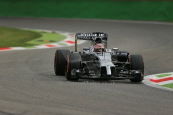 World © Octane Photographic Ltd. Friday 5th September 2014, Italian GP, Monza - Italy  - Formula 1 Practice 1. McLaren Mercedes MP4/29 - Jenson Button. Digital Ref: 1094LB1D3161