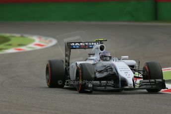 World © Octane Photographic Ltd. Friday 5th September 2014, Italian GP, Monza - Italy  - Formula 1 Practice 1. Williams Martini Racing FW36 – Valtteri Bottas. Digital Ref: 1094LB1D3174